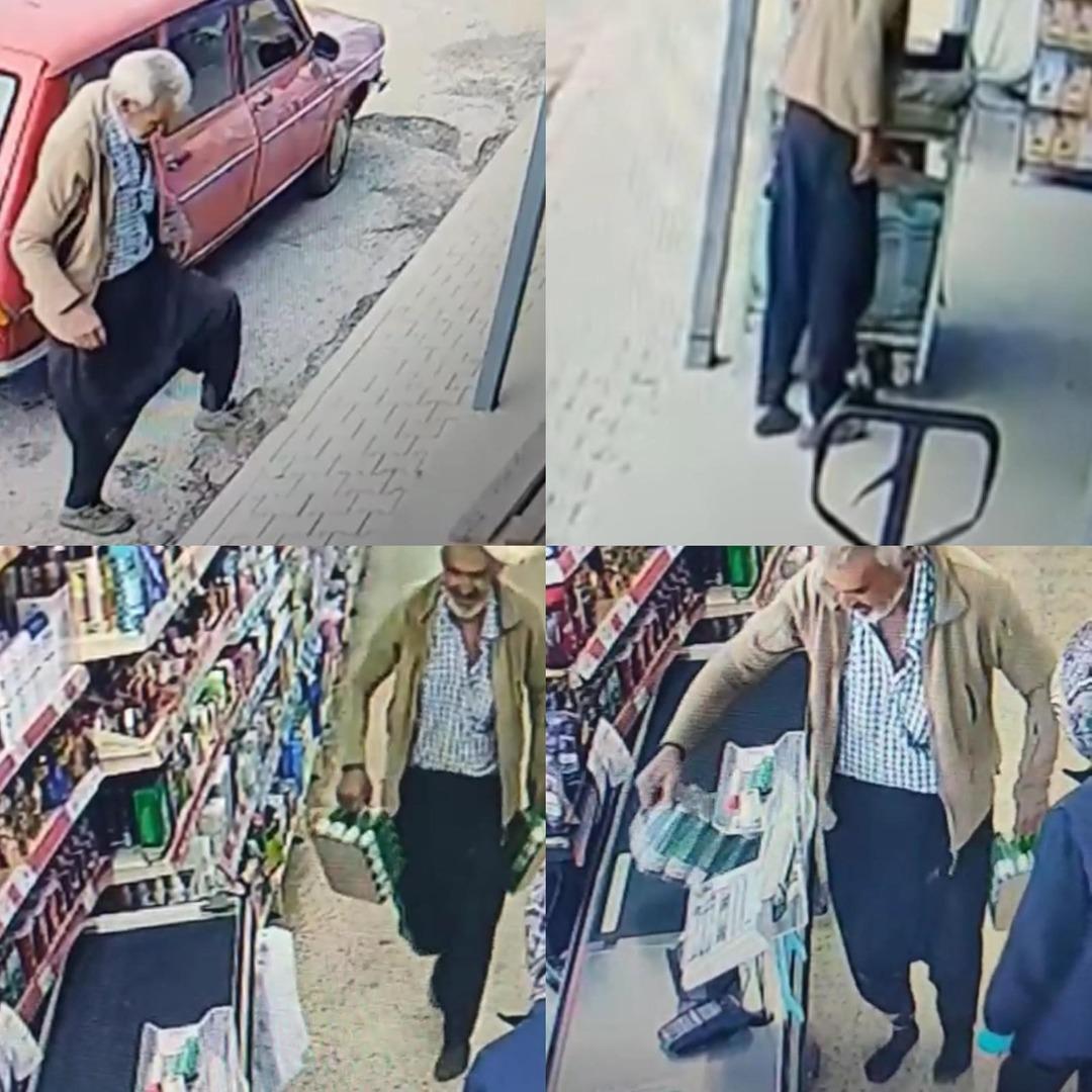 Çamurlu ayakkabısını çıkarıp çorapla alışveriş yaptı 1