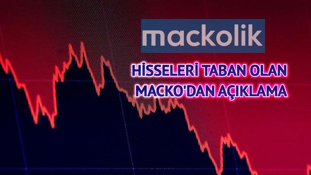 Hisseleri taban olan MACKO'dan bahis reklamı a&ccedil;ıklaması