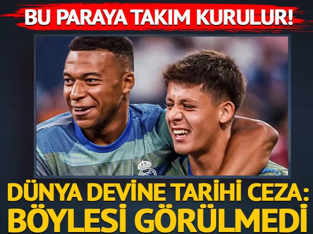 Bu paraya takım kurulur! D&uuml;nya devine tarihi ceza, Mbappe'ye &ouml;deyecekler: B&ouml;ylesi g&ouml;r&uuml;lmedi