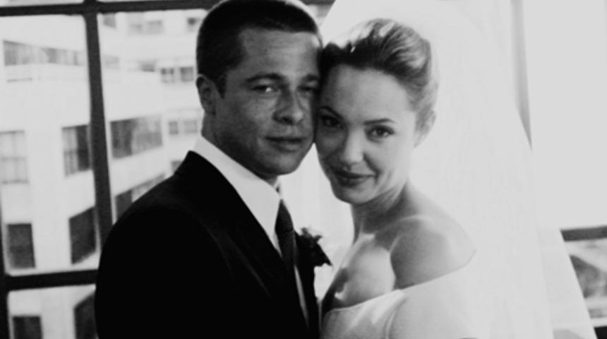 İşte Angelina Jolie'nin merak edilen gelinliği