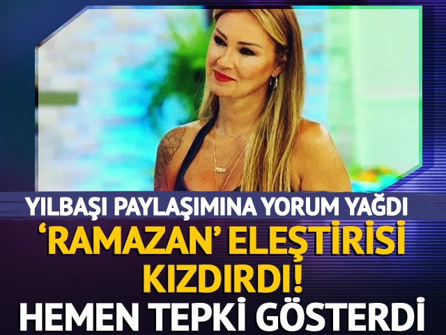 Pınar Altuğ'un Yılbaşı paylaşımına 'Ramazan' eleştirisi geldi! Sert &ccedil;ıktı