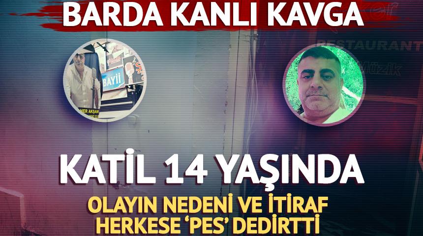 Bardaki 15 bin liralık hesap kavgası cinayetle bitti! Katil 14 yaşında