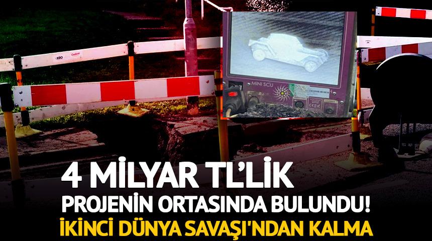 Gaz borusunun i&ccedil;inden &ccedil;ıktı!