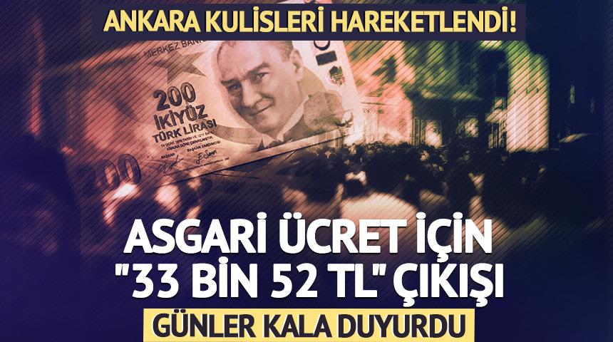 Asgari &uuml;cret i&ccedil;in 33 bin 52 lira &ccedil;ıkışı: "İlan edilmeli"