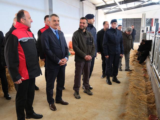 Yozgat'ta devlet desteğinden yararlanan &uuml;reticiye 26 damızlık gebe d&uuml;ve verildi