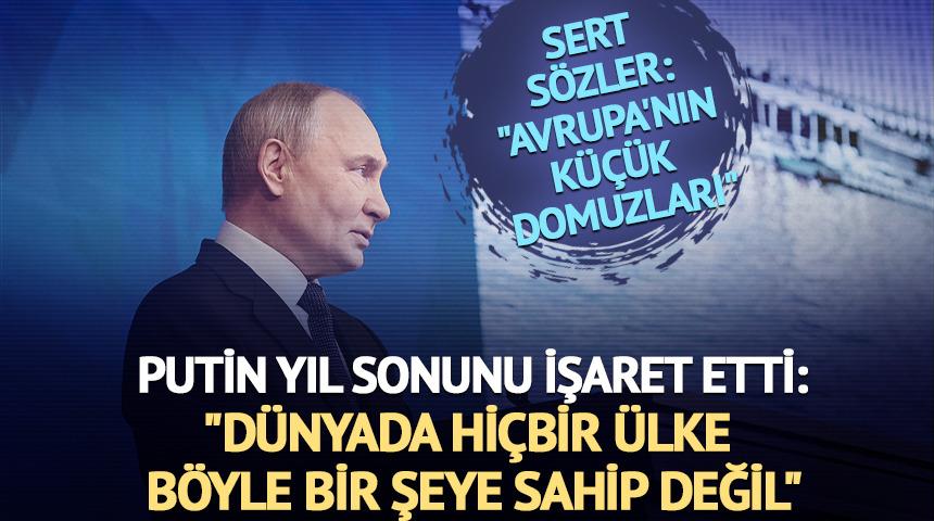Putin: &ldquo;Batı m&uuml;zakerelere yanaşmazsa topraklarımızı askeri y&ouml;ntemlerle kurtaracağız&rdquo;
