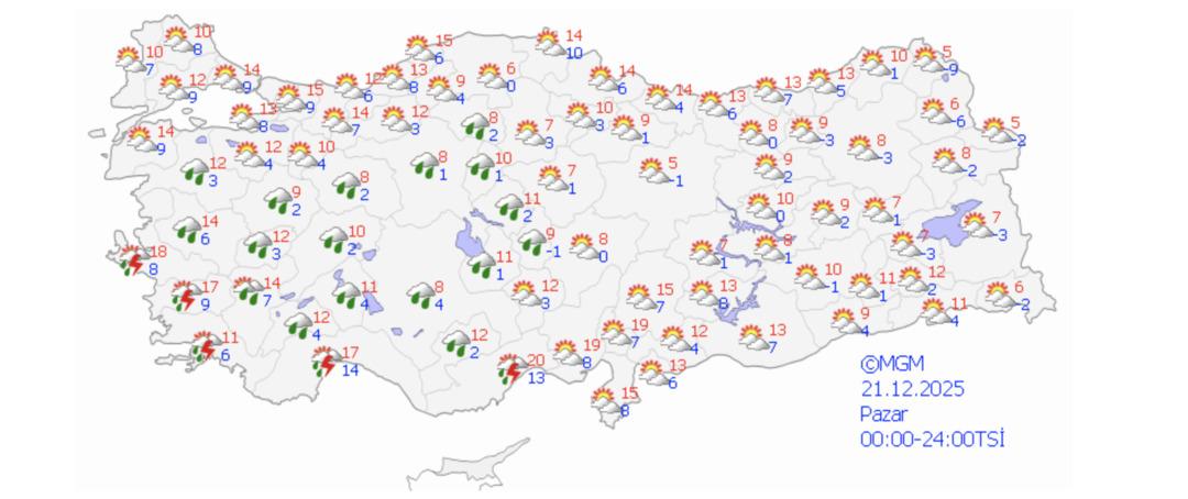 Hava sıcaklığı y&uuml;kseliyor: Hafta sonu sağanak yağış kapıda!  2
