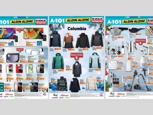 A101'e Columbia mont &ccedil;eşitleri geliyor! 