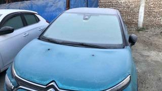 Araba camlarında buzlanma oluşmaya başladı