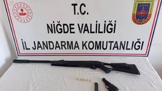 Niğde’de yasadışı silah operasyonu: 3 şüpheli hakkında adli işlem