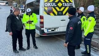 Erzincan’da servis araçlarına denetim