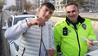 Polisten ka&ccedil;arken drona yakalandı: "Gafil avlandım"