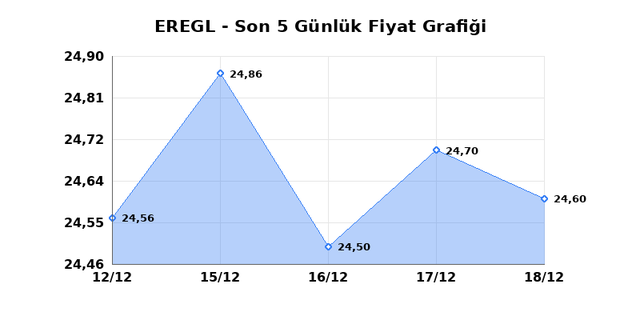 EREĞLİ DEMİR ÇELİK (EREGL) 19 Aralık Cuma 2025 Günlük Teknik Analiz 1