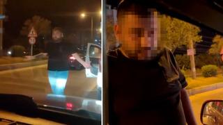 Trafikte akılalmaz görüntü! Önce yumruk attı sonra tabancayla ateş açtı