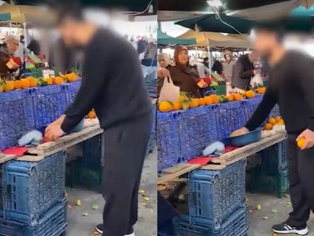 Pazarcının bulduğu hile şaşkına &ccedil;evirdi! Vatandaşı b&ouml;yle kandırdı