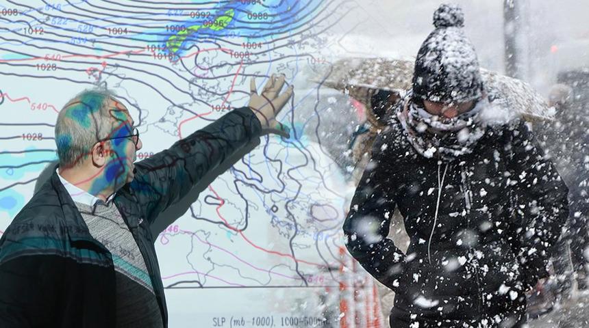 Bir a&ccedil;ıklama da Kandilli'den! Tarih verdi: Lapa lapa kar yağacak!