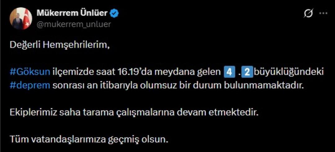 AFAD duyurdu! Kahramanmaraş ta 4,2 b&uuml;y&uuml;kl&uuml;ğ&uuml;nde deprem 2