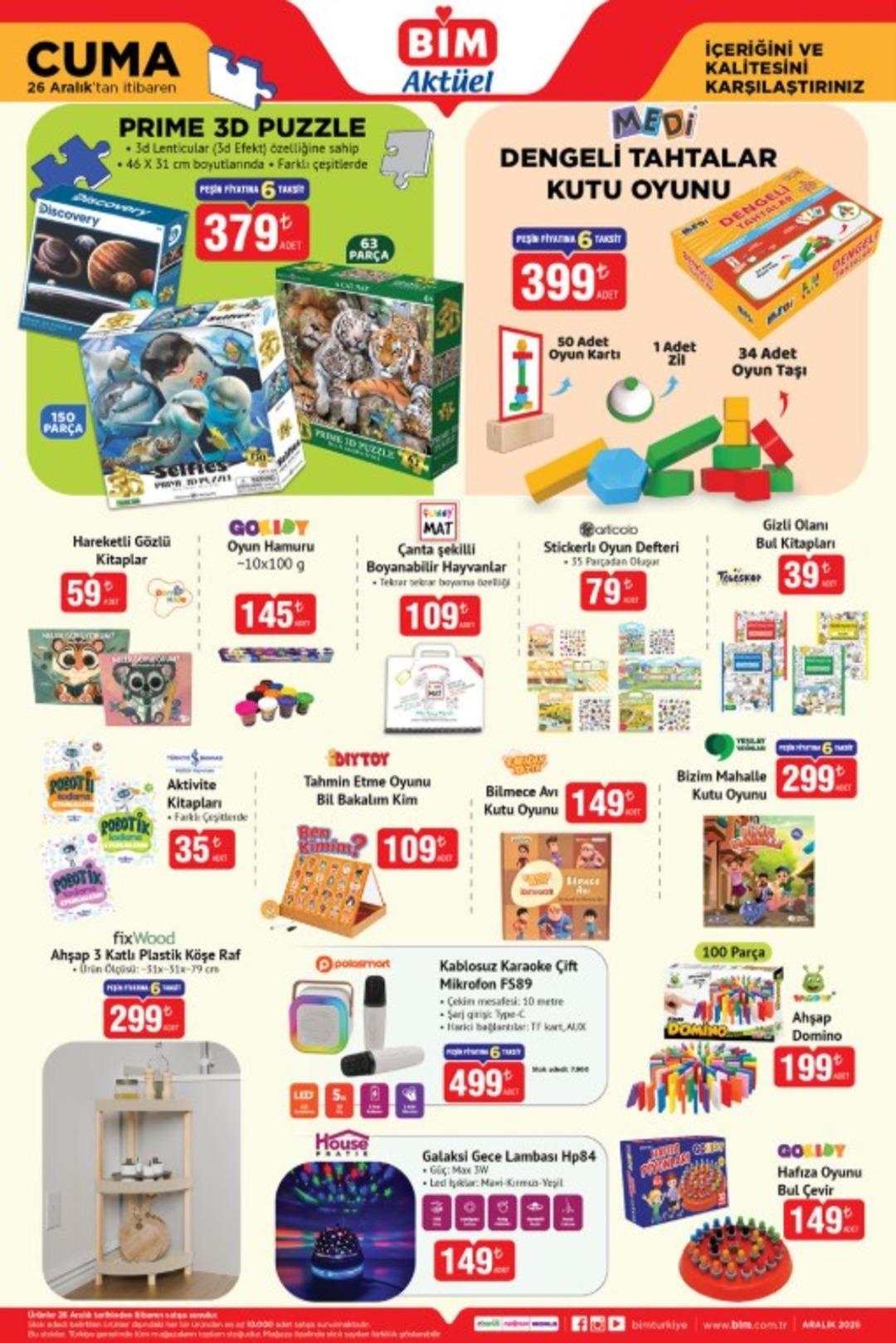 BİM e halı koltuk yıkama makinesi geliyor! 26 Aralık 2025 BİM katalog yayınlandı! 5