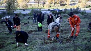 Fethiye'de 1000 fidan toprakla buluşturuldu