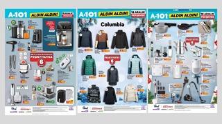 A101'e Columbia mont çeşitleri geliyor! 18 Aralık 2025 A101 katalog yayınlandı
