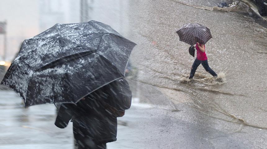 Meteoroloji il il a&ccedil;ıkladı: 36 kente sağanak ve kar yağışı geliyor!