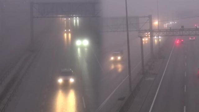 O ilde yoğun sis trafiği olumsuz etkiledi: Görüş mesafesi 75 metreye düştü