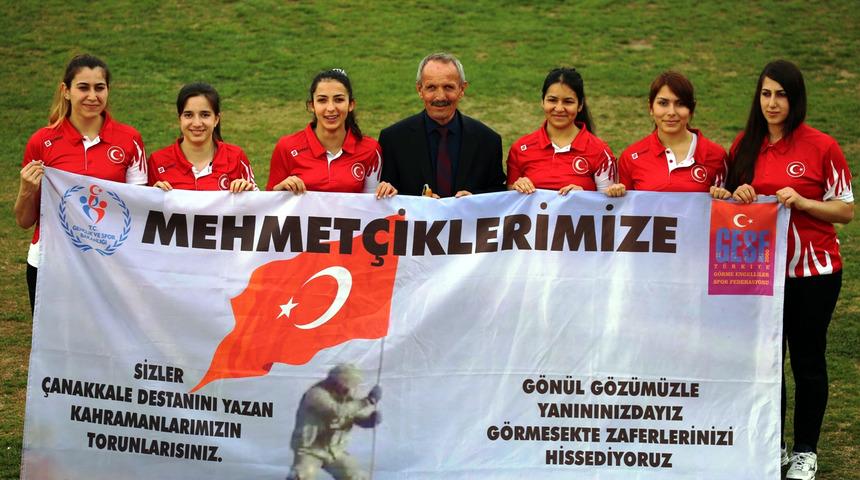 Görme Engelliler Goalball Kadınlar A-Milli Takımı Tokat'ta kampa girdi