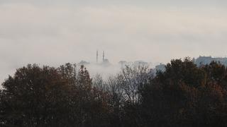 Gün doğumuyla buluşan sis görsel şölen sundu