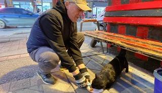 Bu taksi durağı esnafın hayvan sevgisi ile &ouml;ne &ccedil;ıkıyor