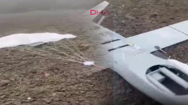 Balıkesir'de İHA düştü! Bölgeden ilk görüntüler geldi
