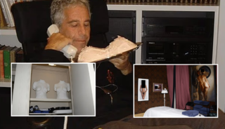İşte sapık Epstein'ın evi: Erotik resimler ve oyuncaklar, yatak kaydeden kamera...