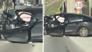 TEM'de feci kaza! Gişenin beton bariyerine çarptı; Anne ile oğlu öldü