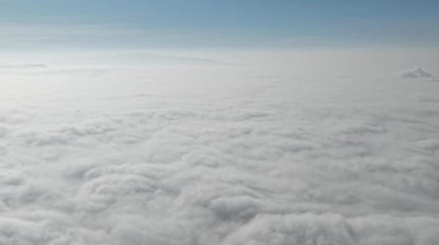 Kırıkkale sisle kaplandı, manzara dronla g&ouml;r&uuml;nt&uuml;lendi