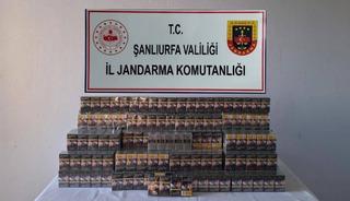 Şanlıurfa&rsquo;da 6 bin 820 paket ka&ccedil;ak sigara ele ge&ccedil;irildi
