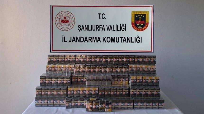 Şanlıurfa&rsquo;da 6 bin 820 paket ka&ccedil;ak sigara ele ge&ccedil;irildi