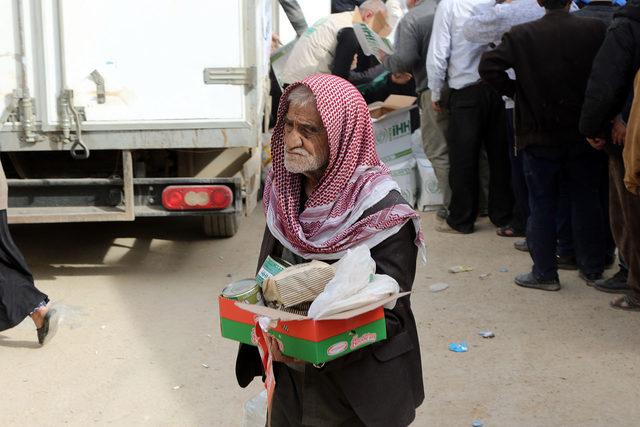 İHH'den Afrin'deki mağdur ailelere yardım yardım