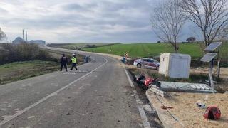 Tekirdağ'da motosiklet, yol kenarındaki tel çite çarptı; 1 ölü, 1 yaralı