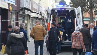 Eskişehir'de hamamda yere d&uuml;şen vatandaş hastanelik oldu