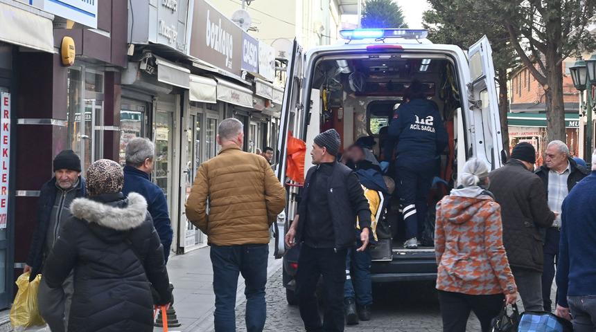 Eskişehir'de hamamda yere d&uuml;şen vatandaş hastanelik oldu