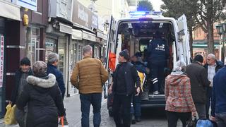 Eskişehir'de hamamda yere düşen vatandaş hastanelik oldu