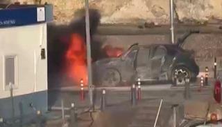 Şile Limanı'nda bir ara&ccedil; alevlere teslim oldu