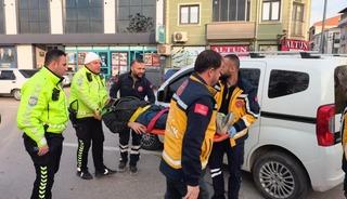 5 dakikada &ouml;nce taburcu oldu kazada yaralandı