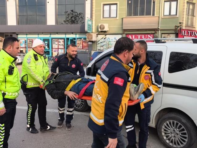 5 dakikada &ouml;nce taburcu oldu kazada yaralandı
