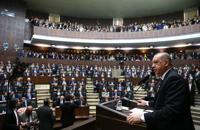 Erdoğan: Bizi aldatmaya kalktınız öyle bir aldatma ki, 5 bin TIR, 2 bin kargo silah mühimmat soktunuz