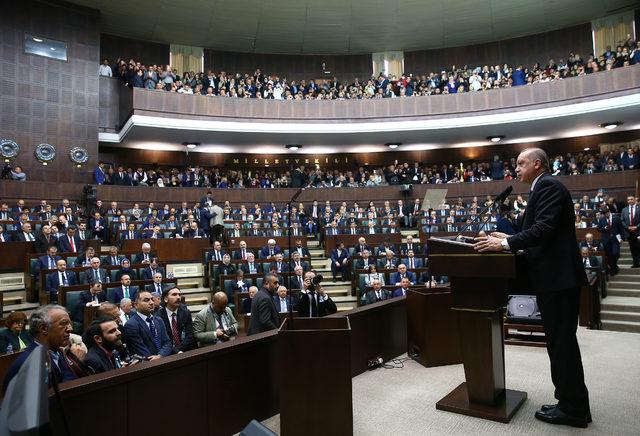 Erdoğan: Bizi aldatmaya kalktınız öyle bir aldatma ki, 5 bin TIR, 2 bin kargo silah mühimmat soktunuz