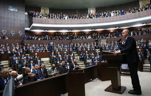 Erdoğan: Bizi aldatmaya kalktınız öyle bir aldatma ki, 5 bin TIR, 2 bin kargo silah mühimmat soktunuz