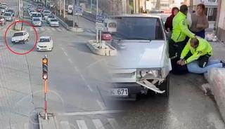 Ehliyetsiz s&uuml;r&uuml;c&uuml; ortalığı birbirine kattı! 