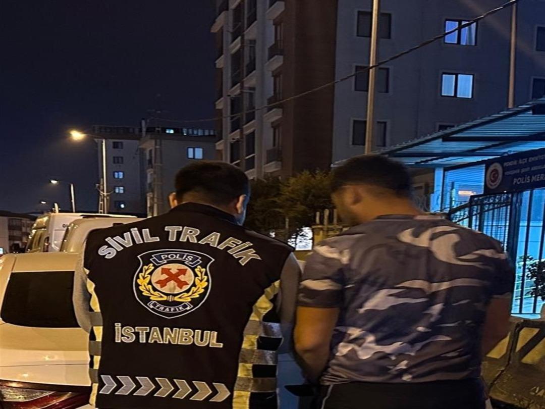 Pendik’te trafiği tehlikeye atan sürücülere ceza 2