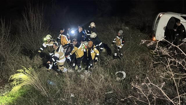 Kütahya'da trafik kazası! 1 yaralı