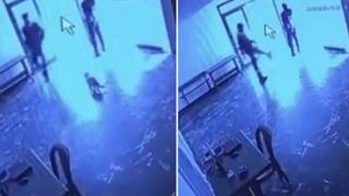 Görevli kişi kediye tekme attı, o anlar kameraya yansıdı